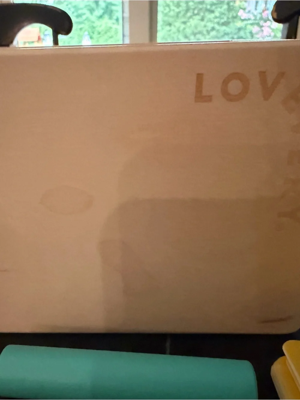 Lovevery Wooden Montessori Counting Box with Teal Chalk & Number Cards